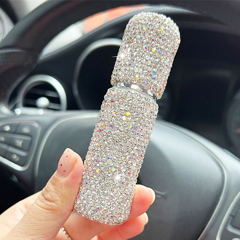 RHINESTONE REFILLABLE PERFUME BOTTLE