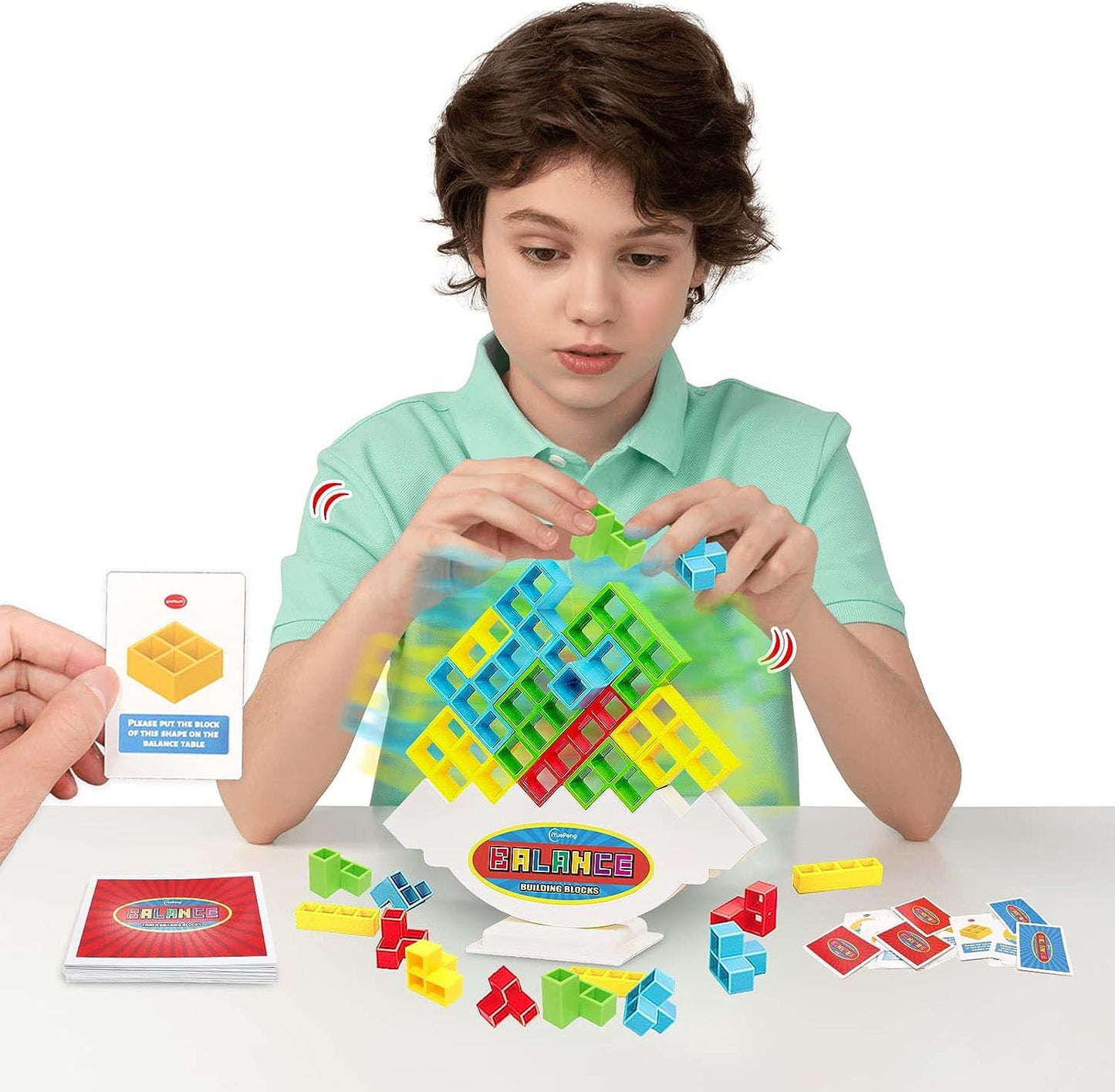 TetraStack™ Block Stacking Balance Game