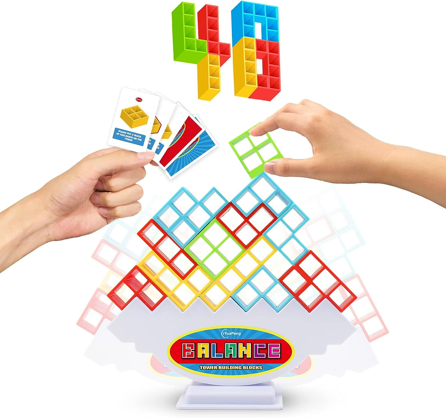 TetraStack™ Block Stacking Balance Game