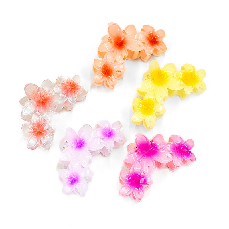BloomGrip™ Flower Hair Clips