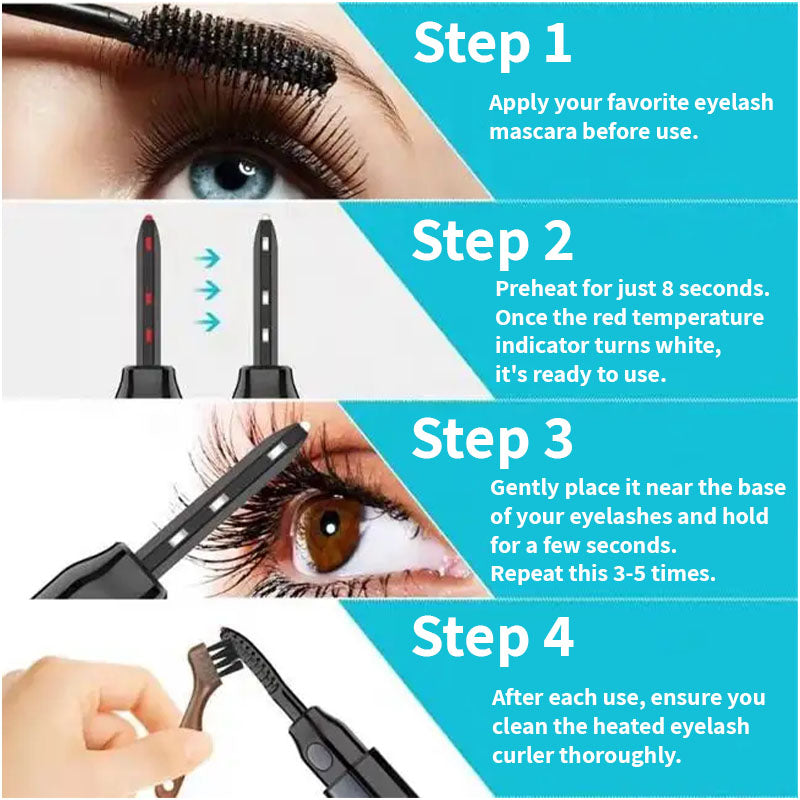 LASHLUX PRO™ HEATED EYELASH CURLER