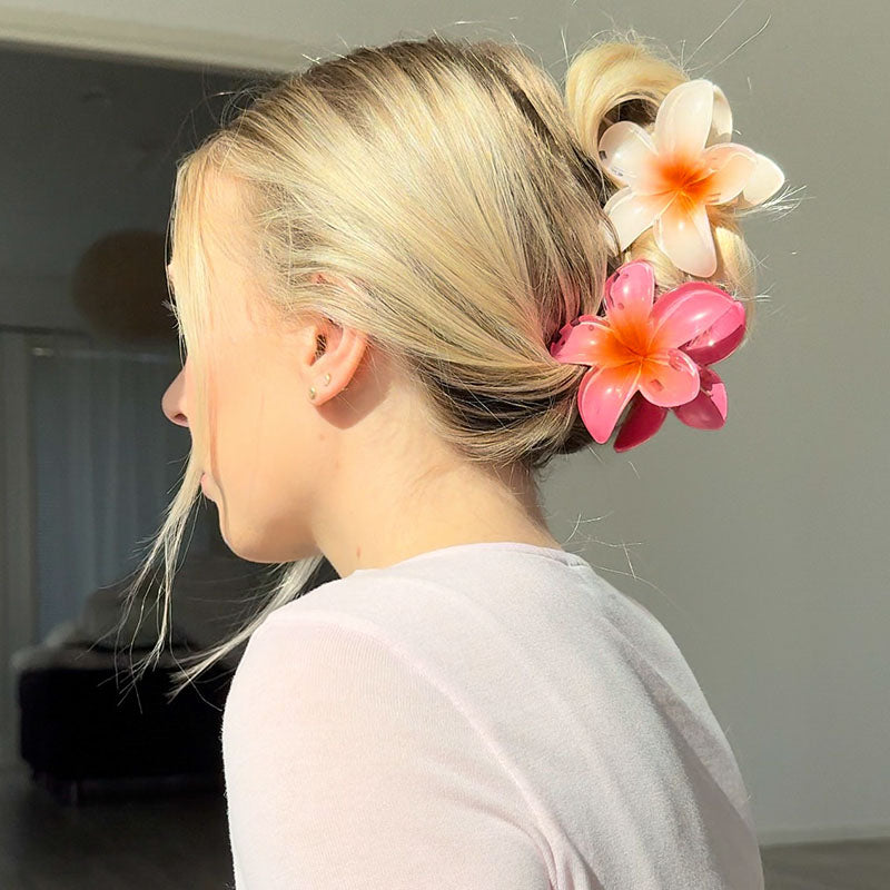 BloomGrip™ Flower Hair Clips