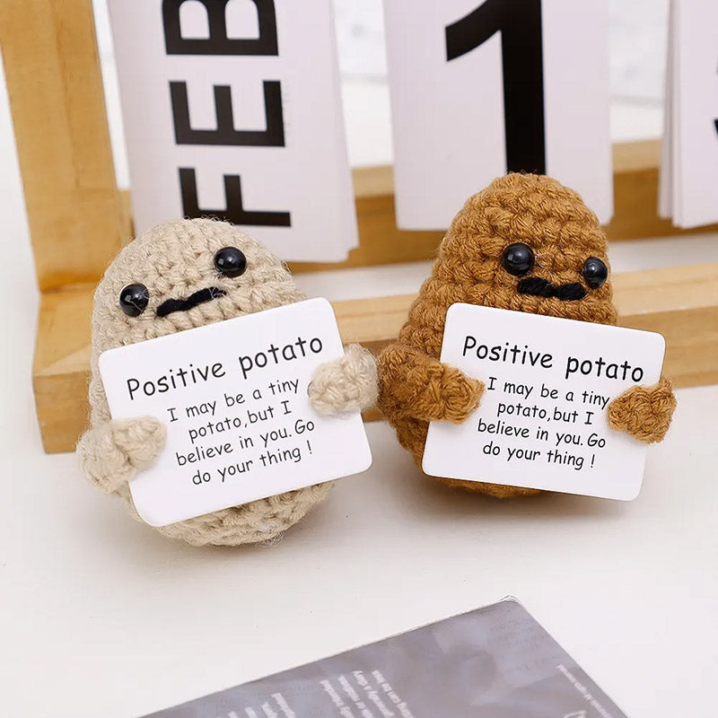 Hand-Knitted Positive Potato