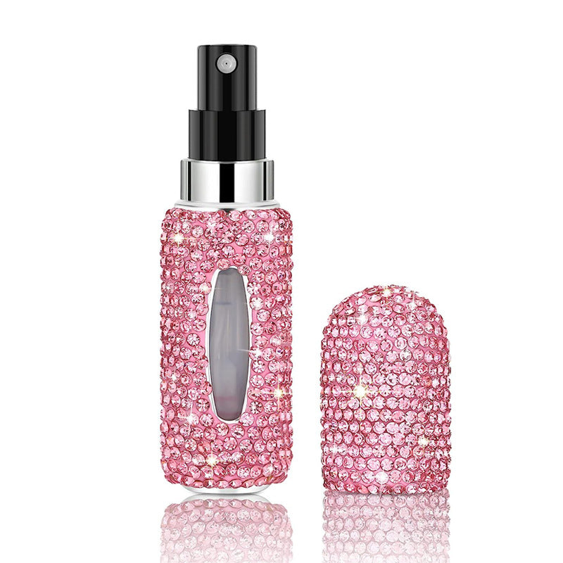 RHINESTONE REFILLABLE PERFUME BOTTLE