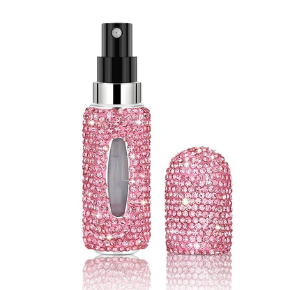 RHINESTONE REFILLABLE PERFUME BOTTLE