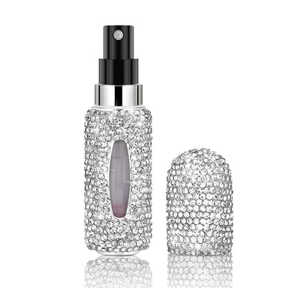 RHINESTONE REFILLABLE PERFUME BOTTLE