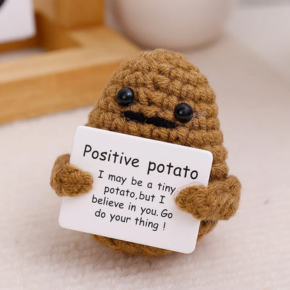 Hand-Knitted Positive Potato