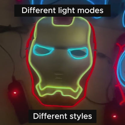 HeroMask™ Halloween LED Face Mask