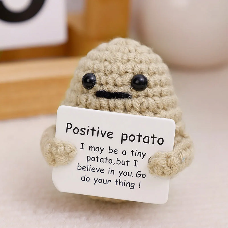 Hand-Knitted Positive Potato
